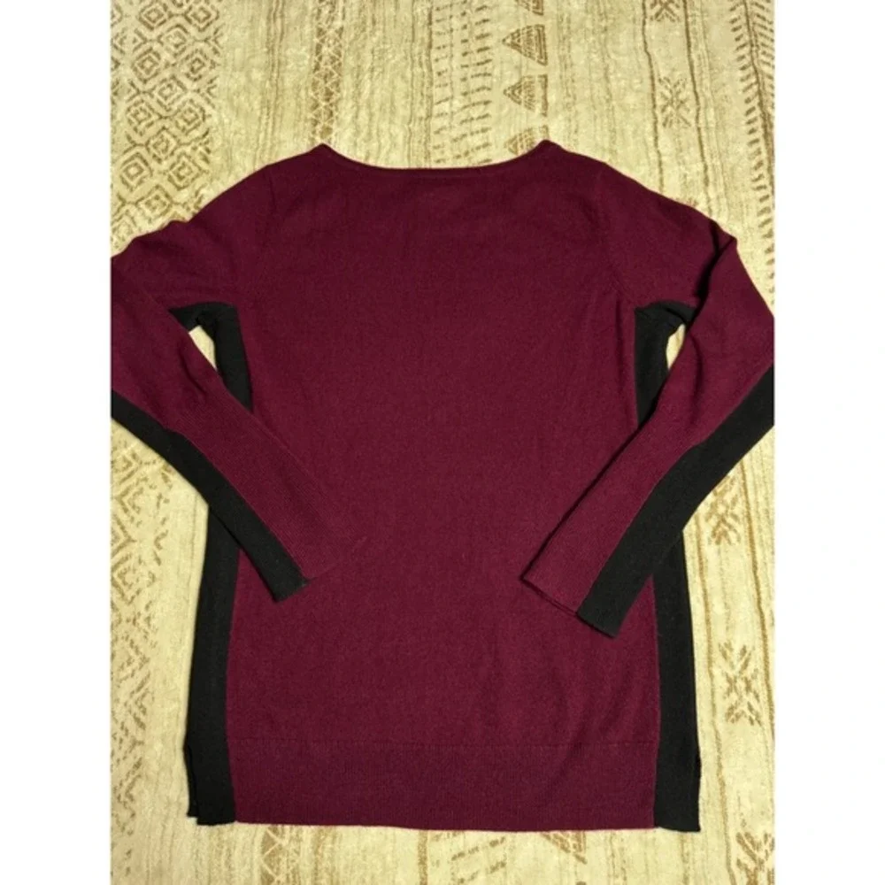 Club Monaco Cashmere Pullover Sweater XS Small Luxury Designer Colorblock - Picture 5 of 6